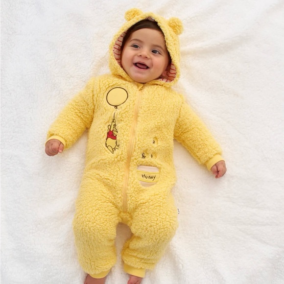 Little Sleepies Other - Little Sleepies Disney Winnie the Pooh Sherpa Romper